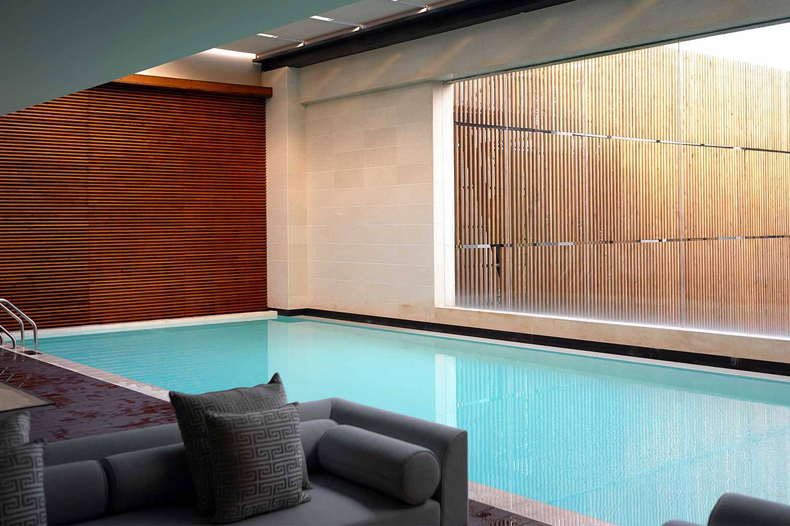 luxury interior design swimming pool room