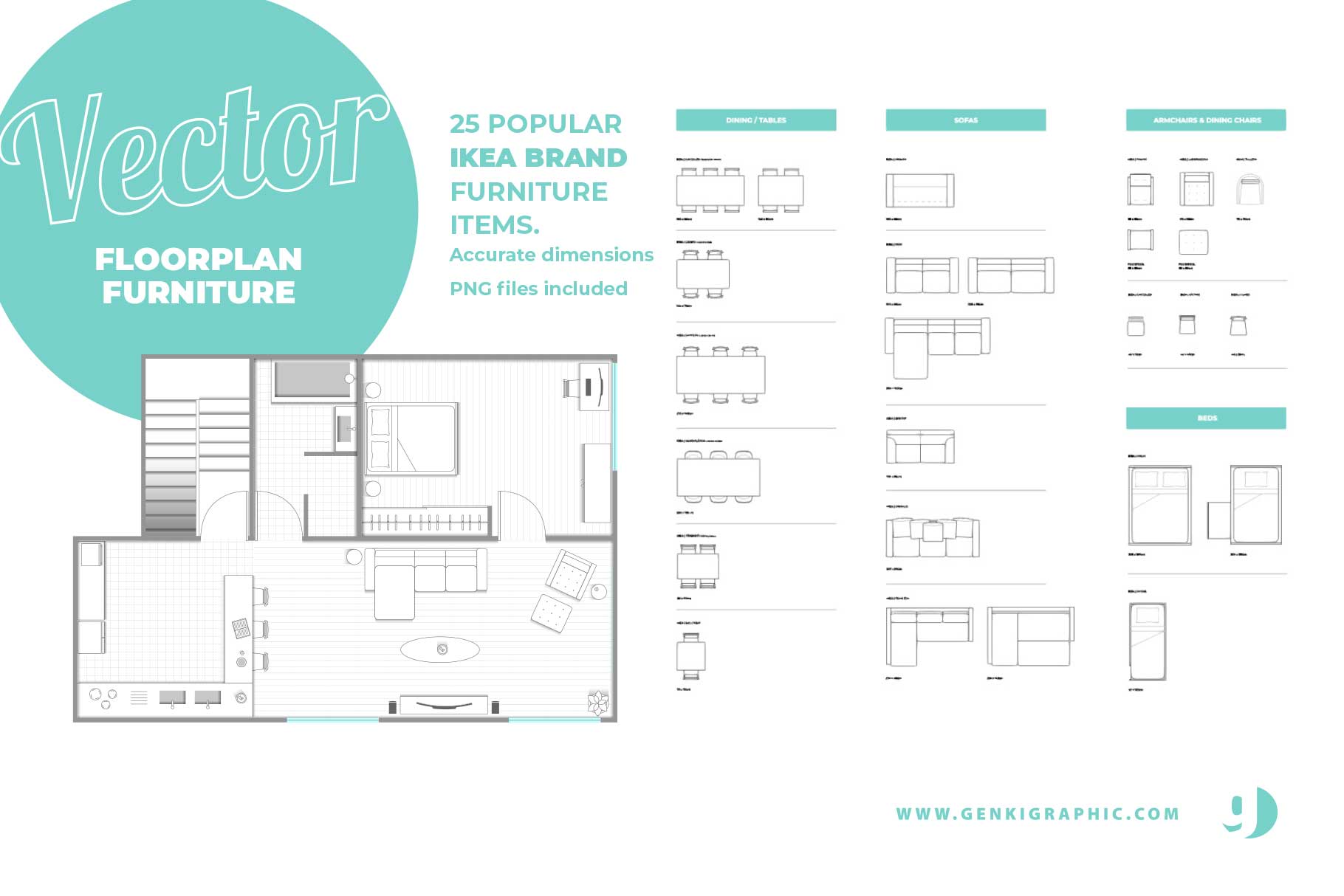 ikea furniture floorplan banner